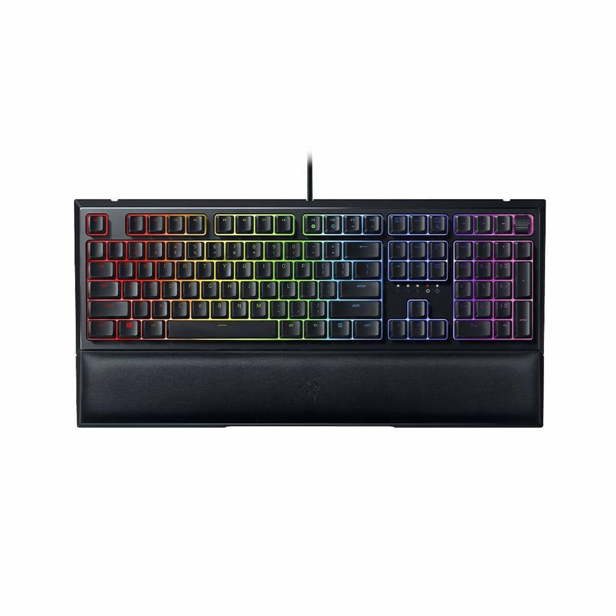 Gaming-tastatur Razer Ornata V2 Sort Belysning RGB Membran (OUTLET C)