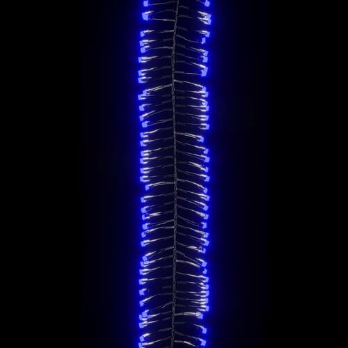 LED-lyskæde 400 LED'er 7,4 m PVC blåt lys