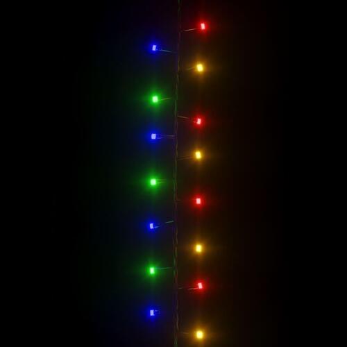 Kompakt LED-lyskæde 400 LED'er 13 m PVC flerfarvet lys