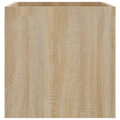 Plantekasse 40x40x40 cm konstrueret træ sonoma-eg