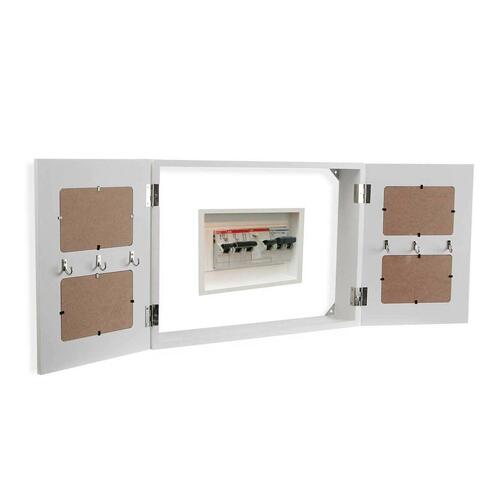 Nøgleskab Versa Wte Hvid Træ 8,5 x 33 x 46 cm