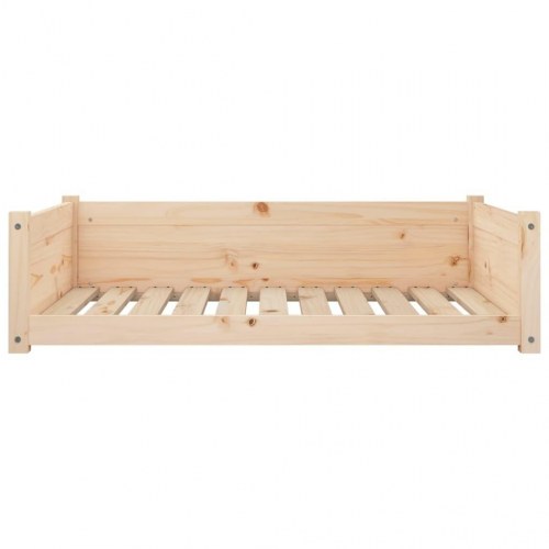 Hundeseng i massivt fyrretræ - 95,5 × 65,5 × 28 cm