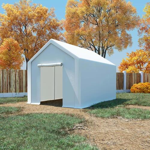 Opbevaringstelt PE 3x4 m hvid