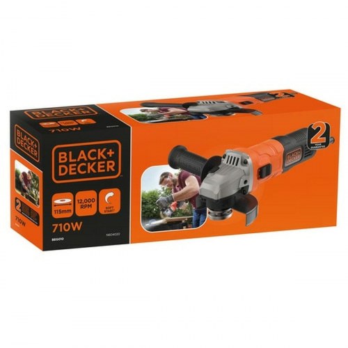 Vinkelsliber Black & Decker BEG010 - 710 W, 115 mm (Mini)