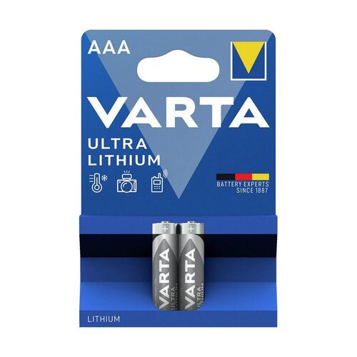 Batterier Varta Ultra Lithium 1,5 V (2 enheder)