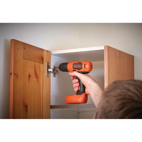 Black & Decker BDCD8-QW kompakt elektrisk skruetrækker/bor - 7,2 V lithium, 10 mm