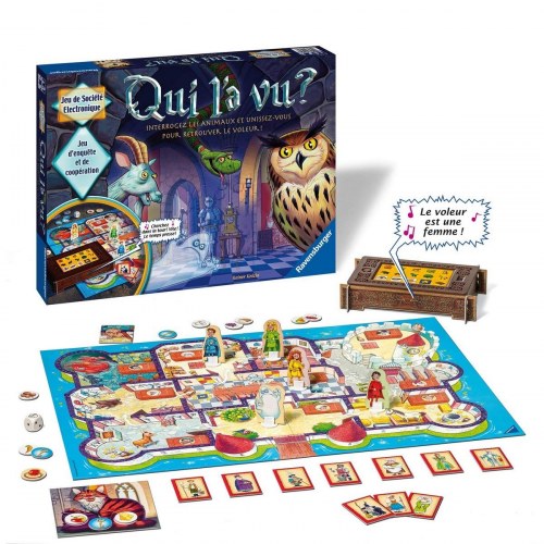 Ravensburger Who Saw It? - interaktivt brætspil til børn 6+