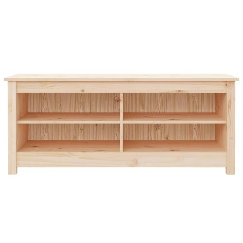 Skobænk 110x38x45,5 cm massivt fyrretræ