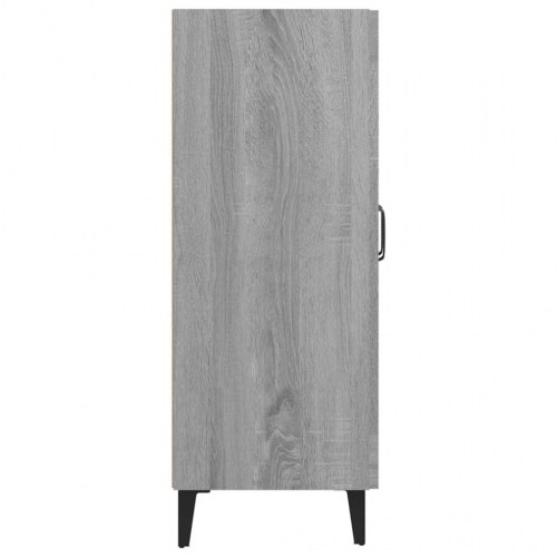 Skænk med glaslåger 69,5 × 34 × 90 cm - grå sonoma-eg