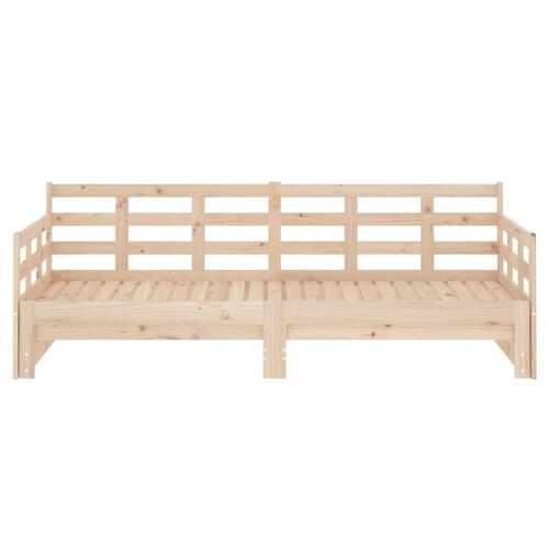 Daybed med udtræk 2x(90x200) cm massivt fyrretræ