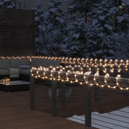 Lyskæde 480 LED'er 20 m PVC varmt hvidt lys