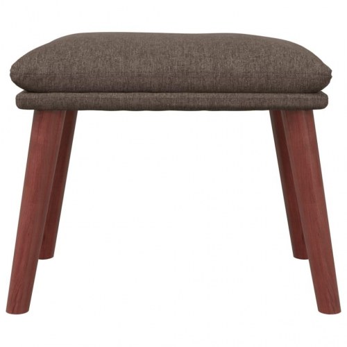 Fodskammel 45x29,5x35 cm stof gråbrun