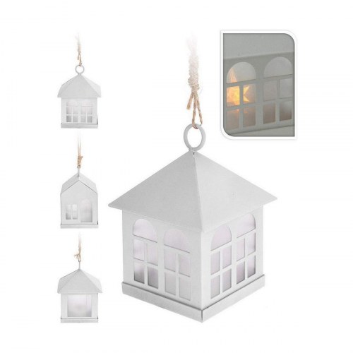 Deco Lanterne i metal - hvid, varm LED, IP20