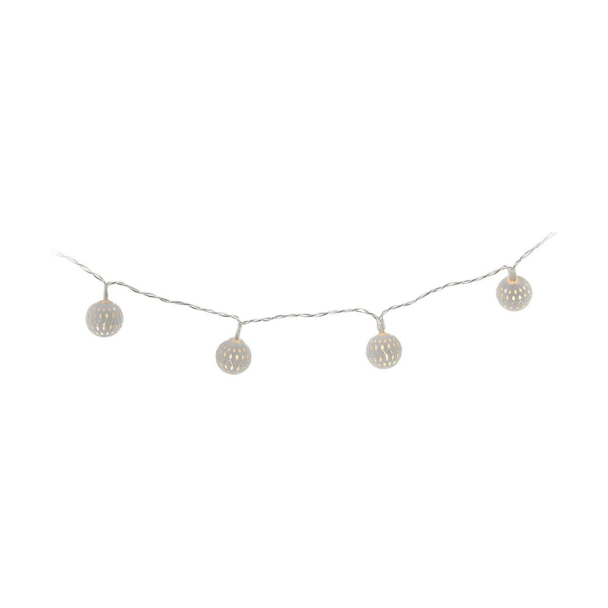 Decorative Lighting LED lyskæde - sølvfarvet, 1,3 m, 10 LED