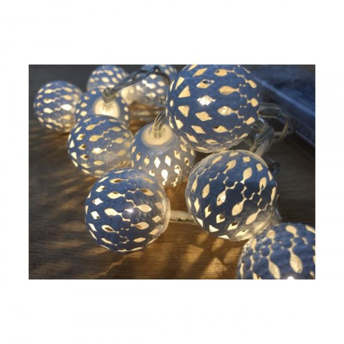 Decorative Lighting LED lyskæde - sølvfarvet, 1,3 m, 10 LED