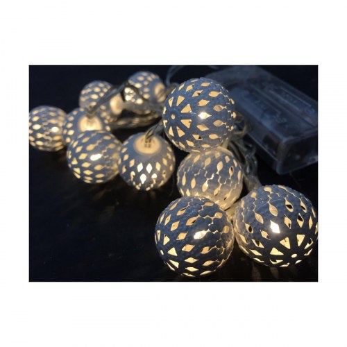 Decorative Lighting LED lyskæde - sølvfarvet, 1,3 m, 10 LED