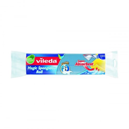 Vileda rengøringsklud - Magic Spongidou rulle 1,5 m