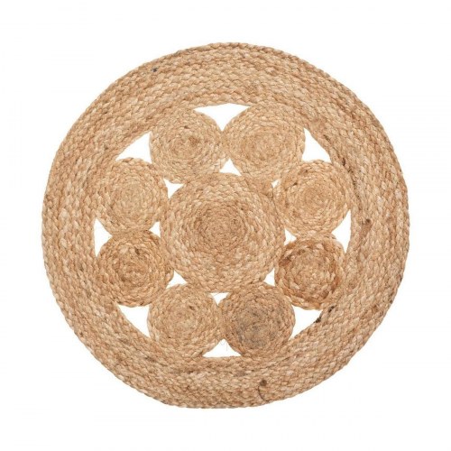 Secret de Gourmet dækkeserviet i jute, brun Ø 38 cm