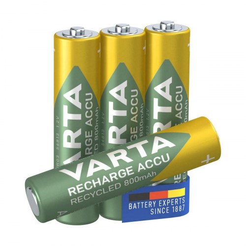 Varta Recharge Accu AAA 800 mAh - genopladelige batterier (4-pak)
