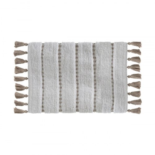 5five Simply Smart bademåtte Pom pom - brun bomuld, 50 × 75 cm