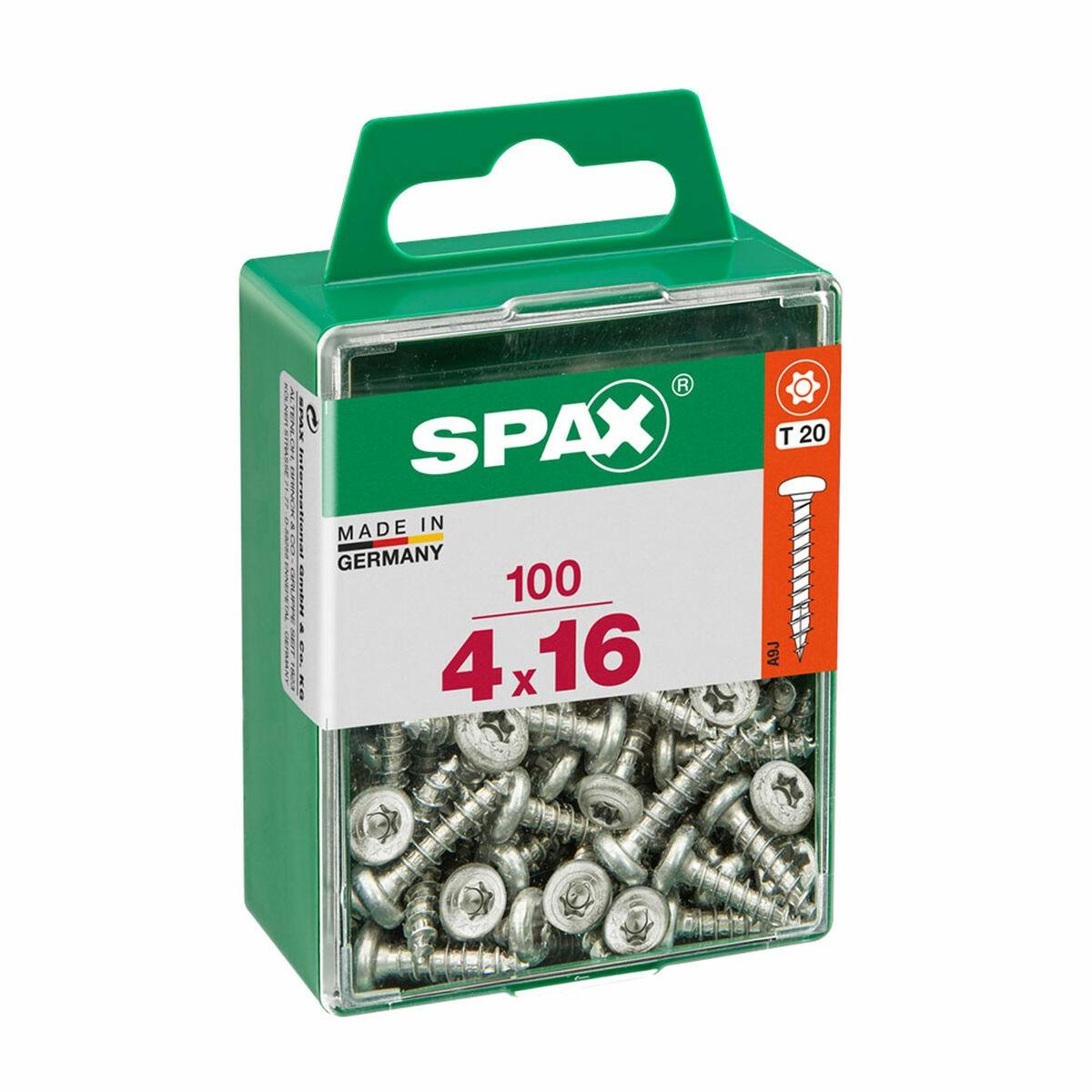 SPAX Wirox træskruer med rund hoved - 4 x 16 mm, 100 stk.