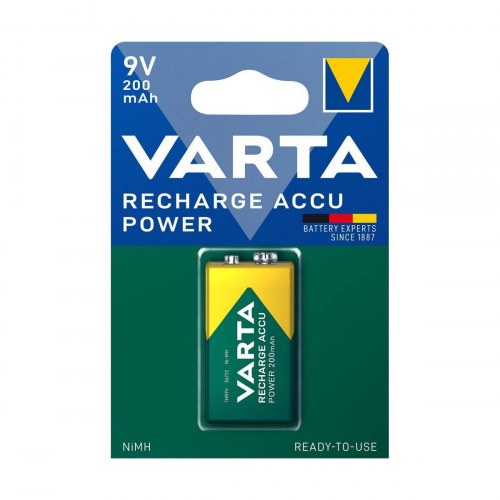 Varta genopladeligt 9V batteri - NiMH 200 mAh