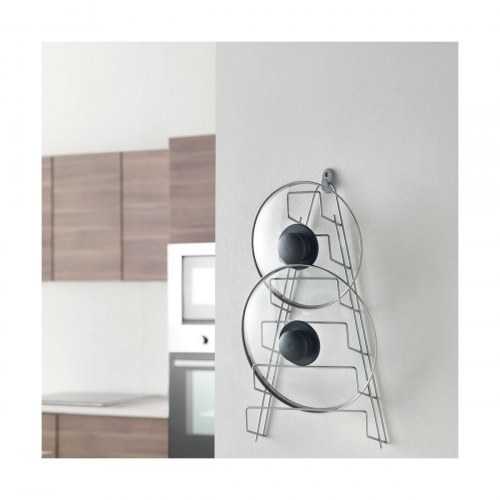 Metaltex grydelågsholder til væg - metal køkkenopbevaring