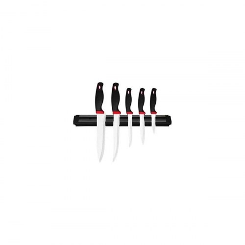 Metaltex magnetisk knivstativ 33 cm - sort