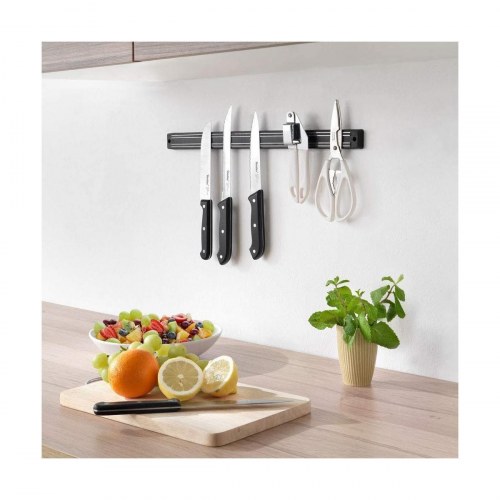 Metaltex magnetisk knivstativ 33 cm - sort