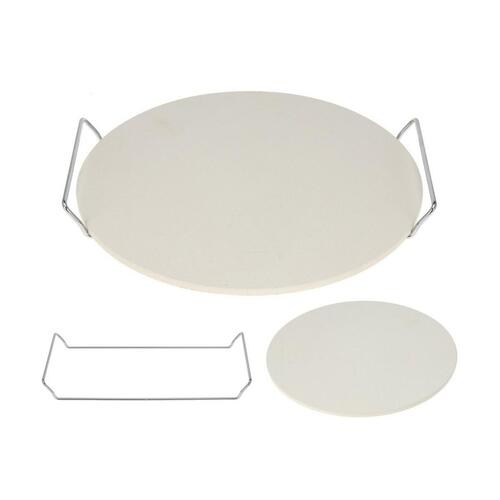 Excellent Houseware pizzasten Ø 33 cm med håndtag - hvid