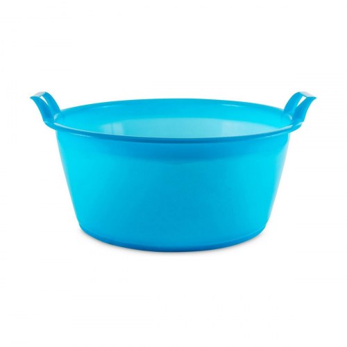 Barbosa Universal vasketøjskurv 40 L - blå, polyethylen, 57,5 × 55,5 × 26,5 cm