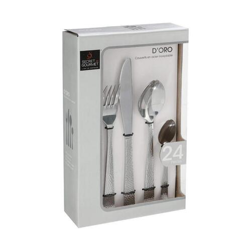 Bestik Secret de Gourmet D'ORO INOX 24 Dele
