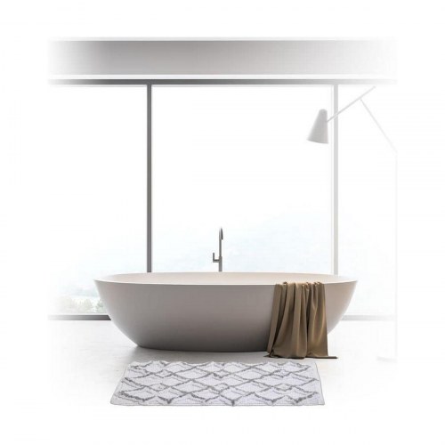 5five Simply Smart bademåtte - grå bomuld 50 × 75 cm