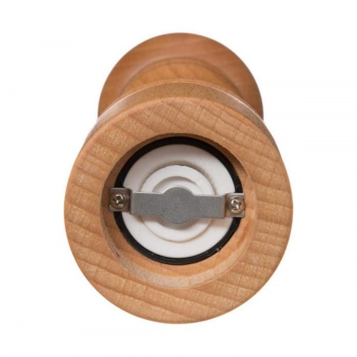 Secret de Gourmet 2-i-1 salt- og peberkværn, brun træ, 22 × 6 cm