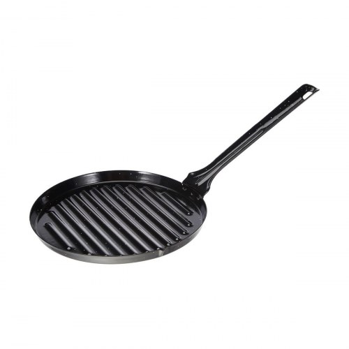 Vaello grillpande, Ø 22 cm - sort, glaseret stål