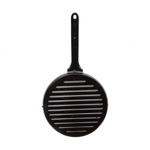 Vaello grillpande, Ø 22 cm - sort, glaseret stål
