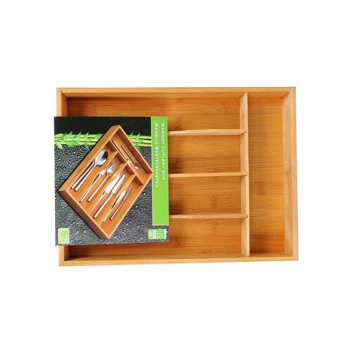 Bestikholder 5five Træ Bambus (34 x 25 x 4,5 cm)