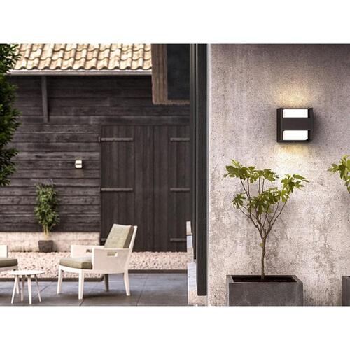 Philips vægarmatur til LED, antracit - 4,5 W, 800 lm, 4000 K