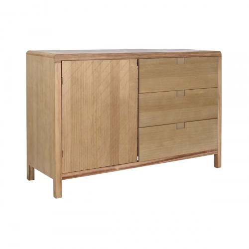 Skænk - lys brun fyrretræ/MDF, 120 × 40 × 80 cm