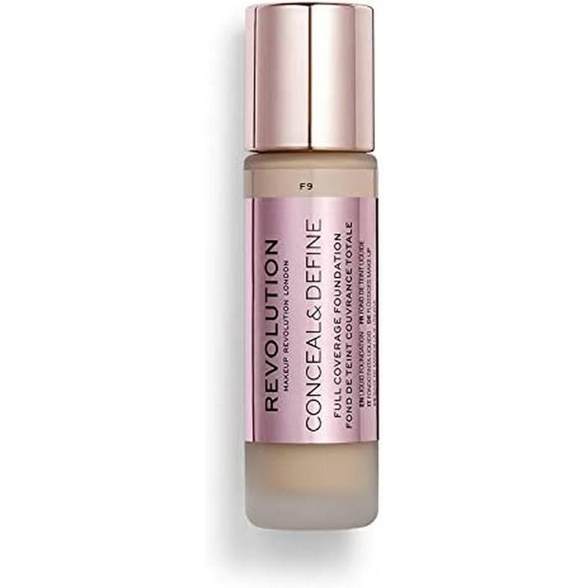 Flydende Makeup Foundation Revolution Make Conceal & Define Nº