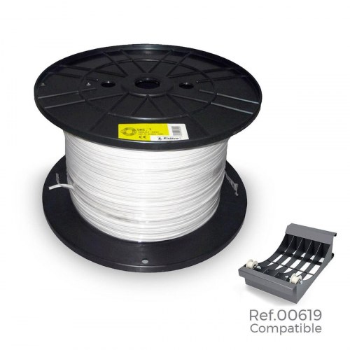 Sediles Parallel interfacekabel 2 x 0,75 mm - Hvid, 700 m (Ø 40 x 20 cm)