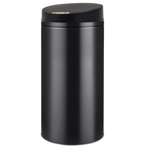 Skraldespand med automatisk sensor 52 l sort