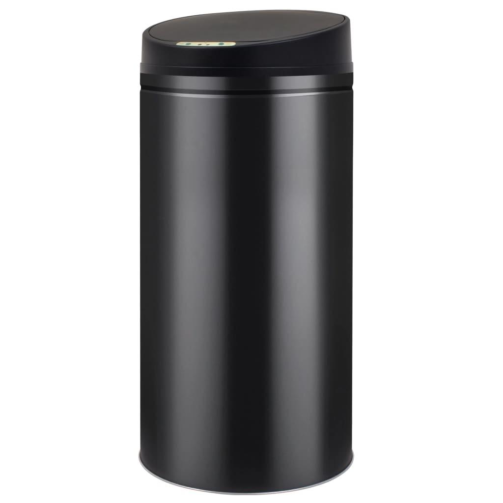 Skraldespand med automatisk sensor 52 l sort