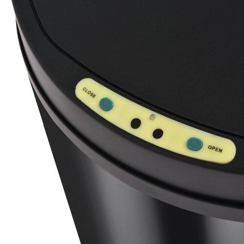Skraldespand med automatisk sensor 52 l sort