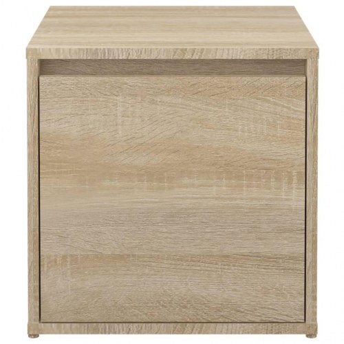 Opbevaringsskab 40,5x40x40 cm konstrueret træ sonoma-eg