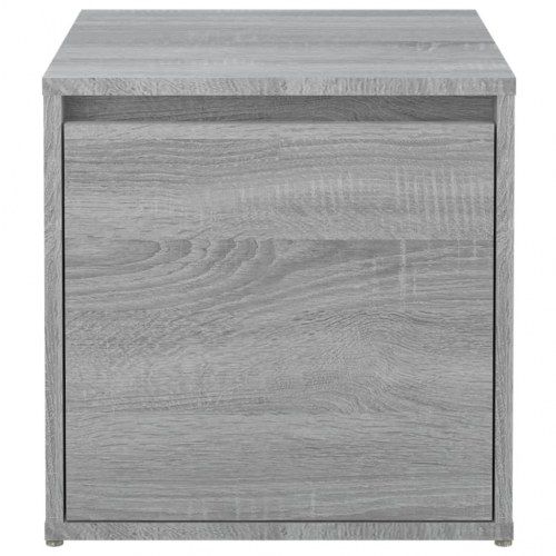 Opbevaringsskab 40,5×40×40 cm i konstrueret træ - grå sonoma-eg