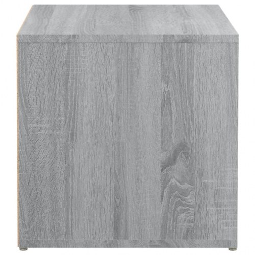 Opbevaringsskab 40,5×40×40 cm i konstrueret træ - grå sonoma-eg