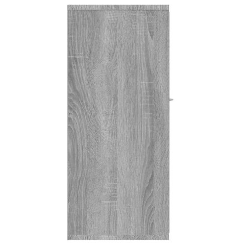 Skænk 88x30x70 cm konstrueret træ grå sonoma-eg