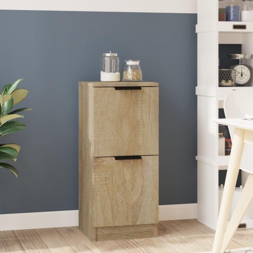Skænk 30×30×70 cm i konstrueret træ - sonoma-eg
