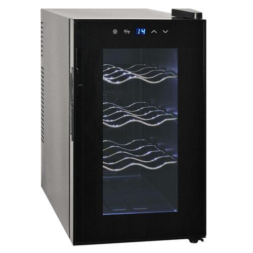 Vinkøleskab 25 l 8 flasker LCD-skærm